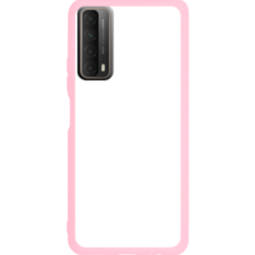 Phone case - casey Soft Flex Design - Marble Case - White Marble - pink