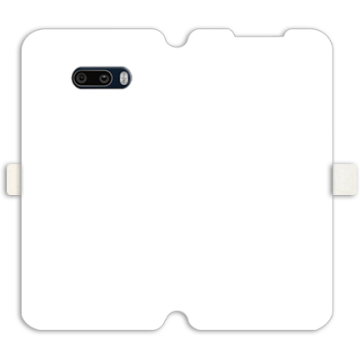 Phone case - casey Wallet Book Design - Marble Case - White Marble