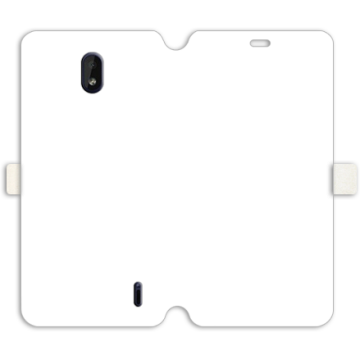 Phone case - casey Wallet Book Design - Marble Case - White Marble