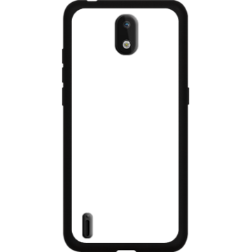 Etui na telefon - casey Soft Flex Design - Forest stories - Forest moth - czarny