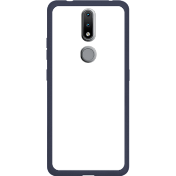 Etui na telefon - casey Soft Flex Design - Forest stories - Forest moth - granatowy