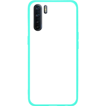Phone case - casey Soft Flex Design - Marble Case - Blue Marble with gold stripe - mint