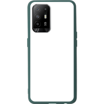 Phone case - casey Soft Flex Design - Marble Case - White Marble - green