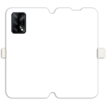 Phone case - casey Wallet Book Design - Marble Case - White Marble