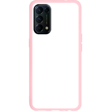 Phone case - casey Soft Flex Design - Marble Case - White Marble - pink