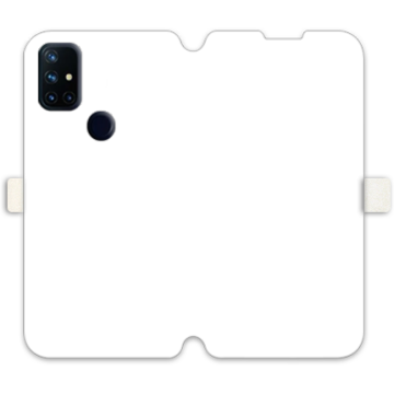 Phone case - casey Wallet Book Design - Marble Case - White Marble