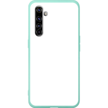 Phone case - casey Soft Flex Design - Marble Case - Blue Marble with gold stripe - mint