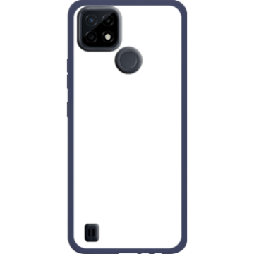 Phone case - casey Soft Flex Design - Marble Case - Blue Marble - navy blue