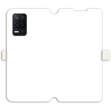 Phone case - casey Wallet Book Design - Marble Case - White Marble