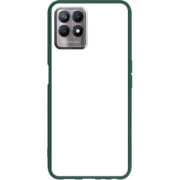 Phone case - casey Soft Flex Design - Marble Case - White Marble - green
