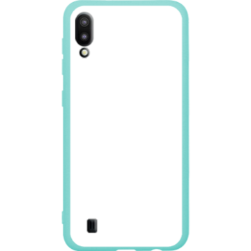 Phone case - casey Soft Flex Design - Marble Case - Blue Marble with gold stripe - mint