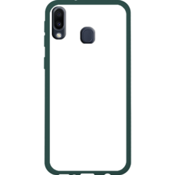 Phone case - casey Soft Flex Design - Marble Case - White Marble - green