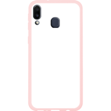 Phone case - casey Soft Flex Design - Marble Case - White Marble - pink