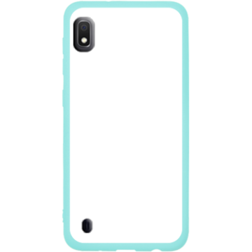 Phone case - casey Soft Flex Design - Marble Case - Blue Marble with gold stripe - mint