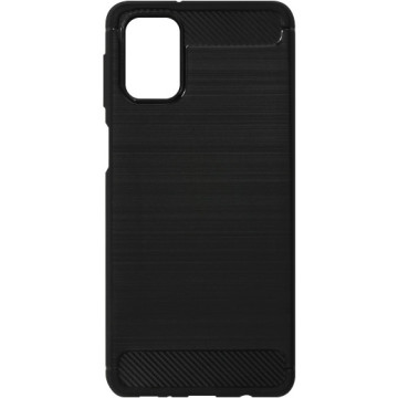 Samsung Galaxy M31s Case - Forcell Carbon - black