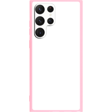 Phone case - casey Soft Flex Design - Marble Case - White Marble - pink