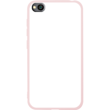 Phone case - casey Soft Flex Design - Marble Case - White Marble - pink