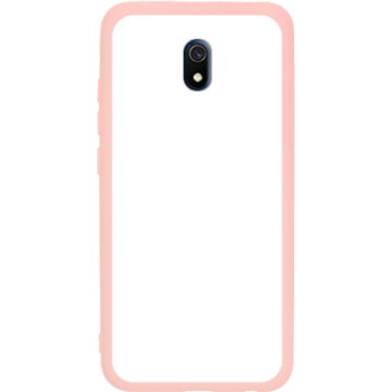 Phone case - casey Soft Flex Design - Marble Case - White Marble - pink