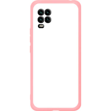 Phone case - casey Soft Flex Design - Marble Case - White Marble - pink