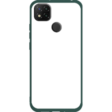 Phone case - casey Soft Flex Design - Marble Case - White Marble - green