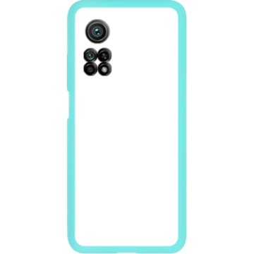 Phone case - casey Soft Flex Design - Marble Case - Blue Marble with gold stripe - mint