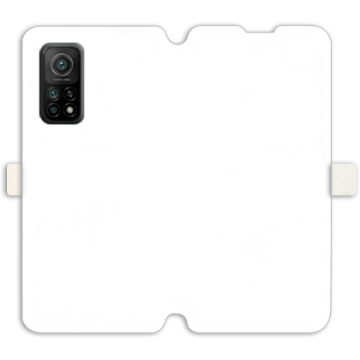 Phone case - casey Wallet Book Design - Marble Case - White Marble