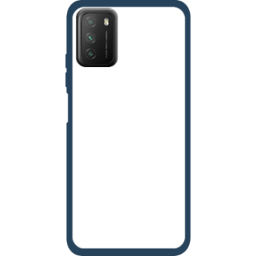 Phone case - casey Soft Flex Design - Marble Case - Blue Marble - navy blue