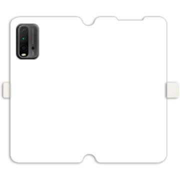 Phone case - casey Wallet Book Design - Marble Case - White Marble