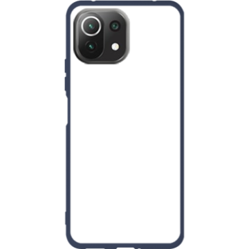 Etui na telefon - casey Soft Flex Design - Forest stories - Forest moth - granatowy
