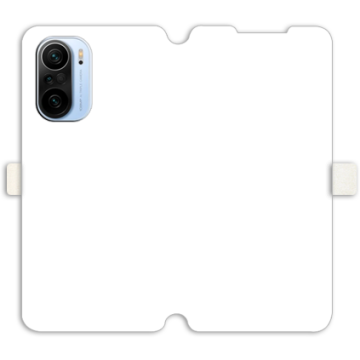 Phone case - casey Wallet Book Design - Marble Case - White Marble