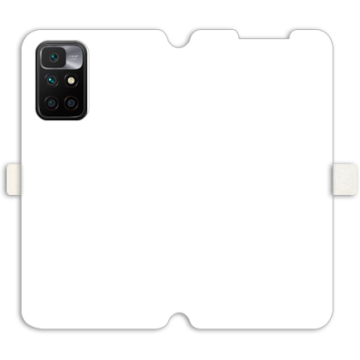 Phone case - casey Wallet Book Design - Marble Case - White Marble
