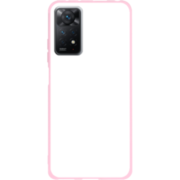 Phone case - casey Soft Flex Design - Marble Case - White Marble - pink