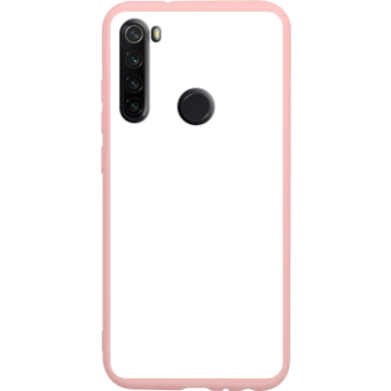 Phone case - casey Soft Flex Design - Marble Case - White Marble - pink