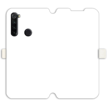 Phone case - casey Wallet Book Design - Marble Case - White Marble