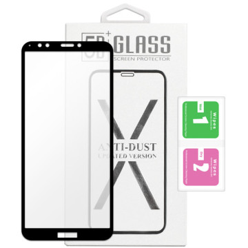 Honor 7C - tempered glass 5D Full Glue - black