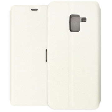 Samsung Galaxy A8 (2018) Case - Wallet Book - white