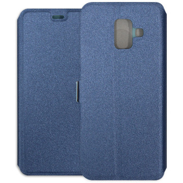 Samsung Galaxy A6 (2018) Case - Wallet Book - navy blue