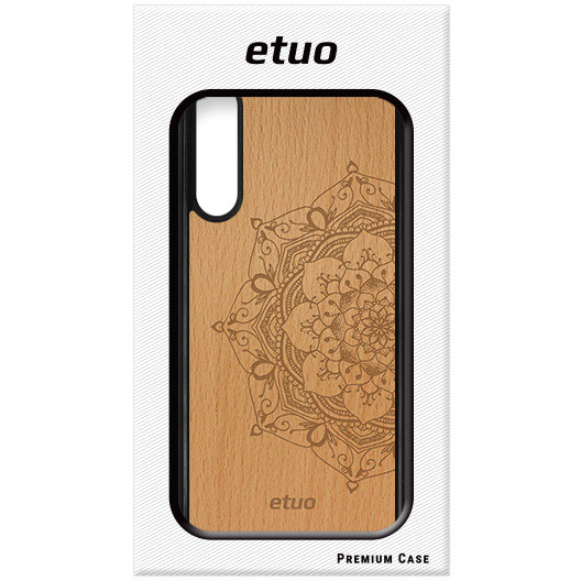 Wood Hard Case - beech - Mandala