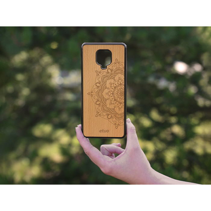 Wood Hard Case - beech - Mandala
