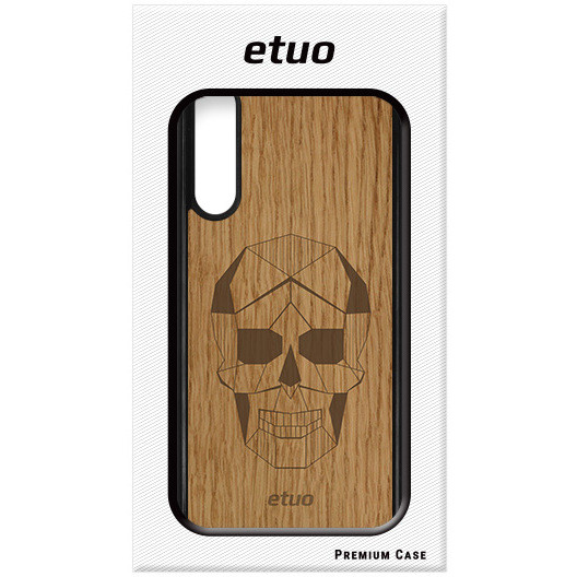Wood Hard Case - oak - Skull