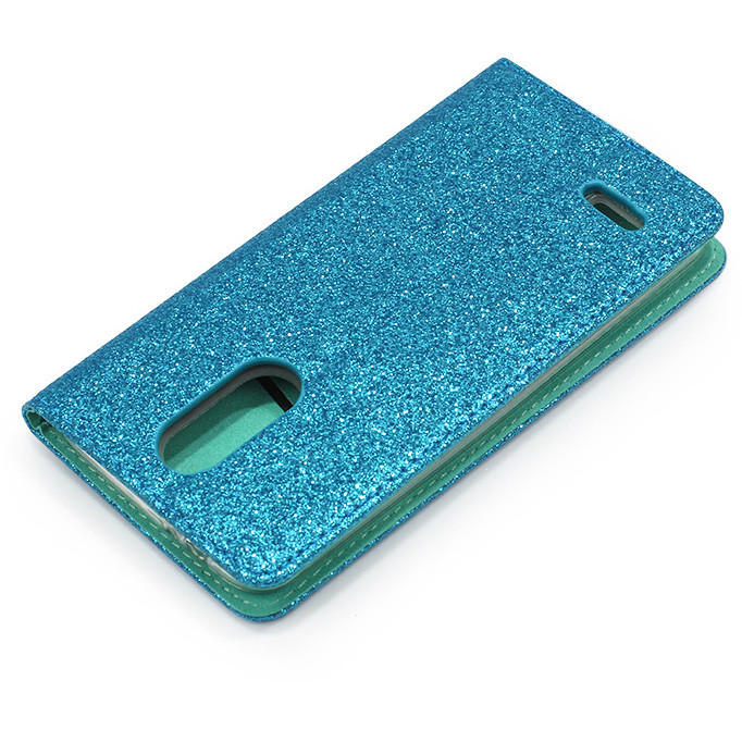 LG K9 Case - Glitter Book - blue