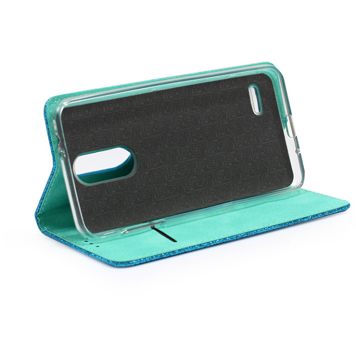 LG K9 Case - Glitter Book - blue