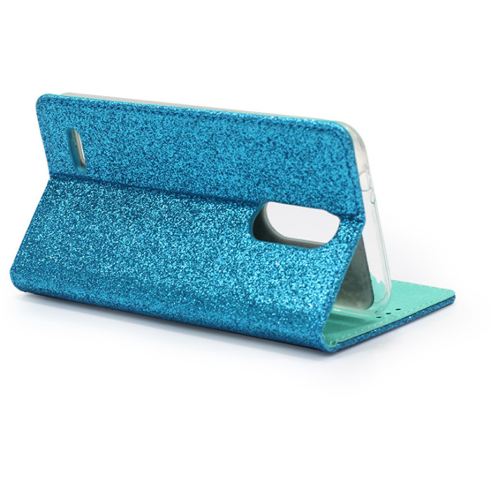 LG K9 Case - Glitter Book - blue