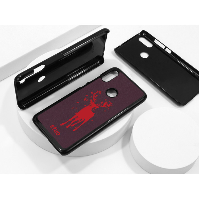 Leather Hard Case - berry - Deer