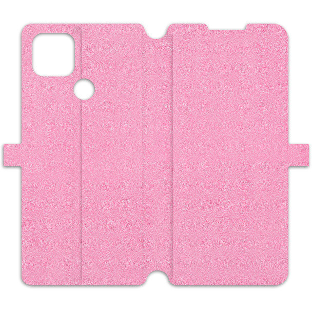 OPPO A15 Case - Wallet Book - pink