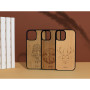 Wood Hard Case - oak - Skull thumbnail