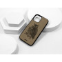 Leather Case - gray - Owl thumbnail