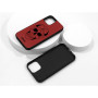 Leather Case - red - Skull thumbnail